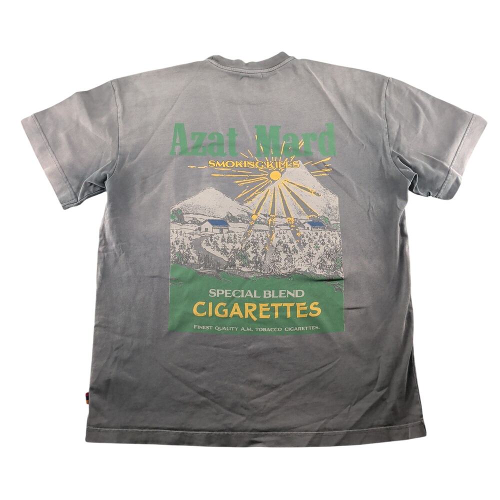 Azat Mard Special Blends Faded T Shirt Men's Medium Vintage Wash Streetwear